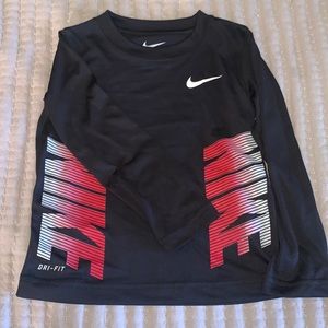 Toddler Boys - Nike Dri-Fit Long-sleeve Top (3T)